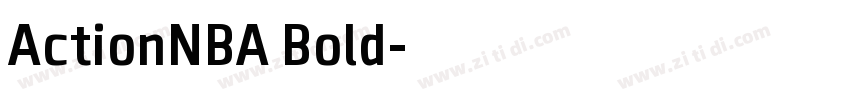 ActionNBA Bold字体转换